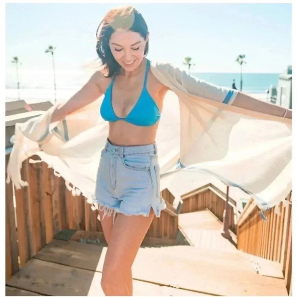 rays4days Tops - RAY 4 DAYS scarf style the cococabana coverup 100% cotton womens one size